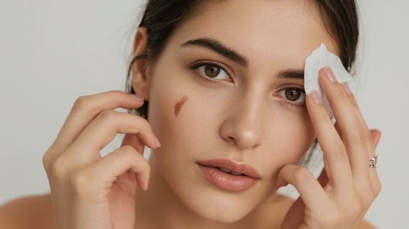 How to Remove Hair Dye From Skin: Proven Techniques Using rubbing alcohol on a cotton pad to remove stubborn hair dye stains from skin safely and effectively.