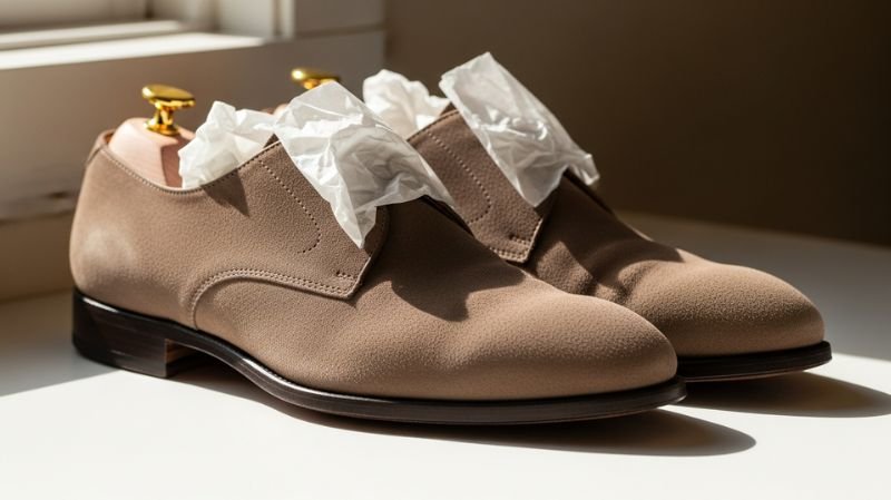 Let them dry suede shoes naturally before cleaning to protect texture and prevent damage for better maintenance results