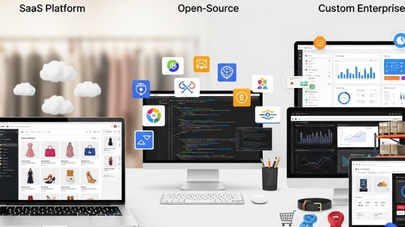 How Much Does a Shopping Cart Cost for Fashion Retailers? Comparison of SaaS, open-source, and custom enterprise eCommerce platforms for fashion online stores and shopping cart systems.
