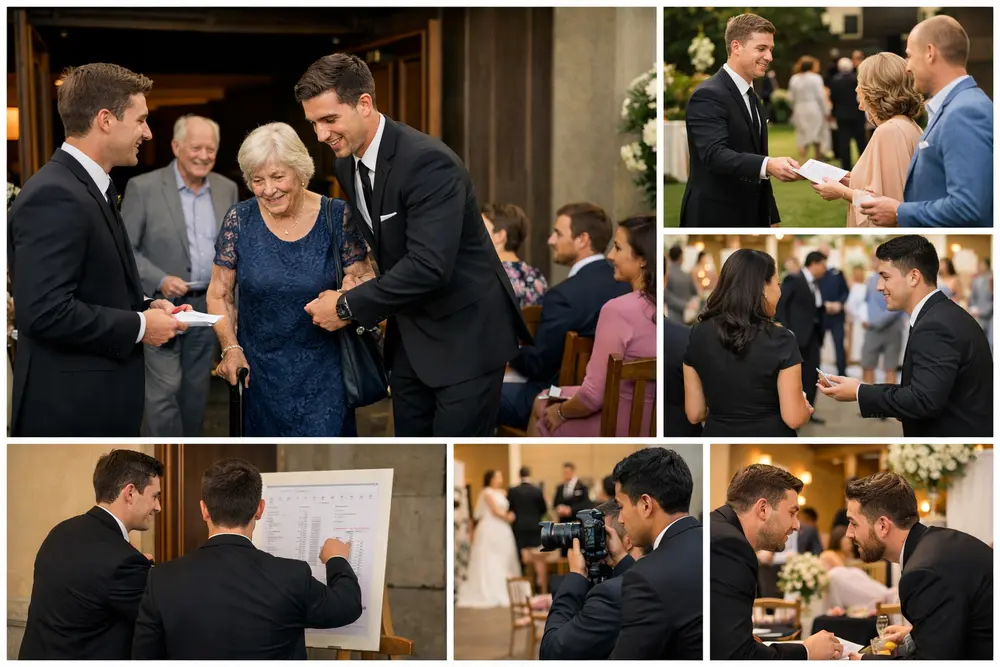 What Is Ushering at a Wedding and How It Benefits Guests Wedding ushers guiding guests, managing seating, and ensuring smooth operations while ushering a wedding efficiently.