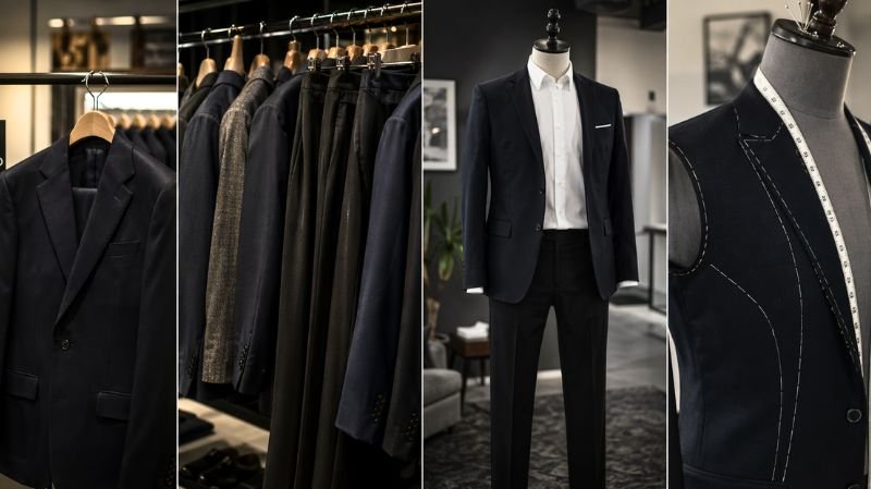 What If You Don’t Own a Suit? Elegant menswear alternatives: rented suit, thrift blazers, mix-match outfit, tailoring fit