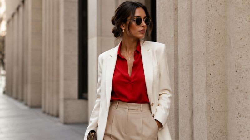 What Colors Go Well With Red? Modern Outfit Ideas Neutral colors that go well with red outfits