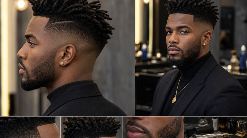 5 Best Dread Hairstyles for Guys in 2026: Top Men’s Styles High top dreads fade hairstyle for men with sharp skin fade, textured locs, and clean barbered grooming look