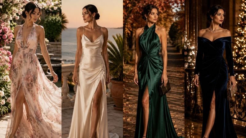 Black Tie Dress Etiquette for Women: Ultimate Outfit Ideas Seasonal black tie outfit inspiration for women