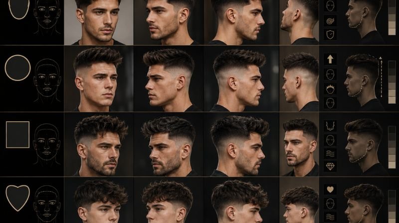 Taper vs Fade: Which Is Better for Your Face Shape? Men’s haircut guide for oval, round, square, heart faces
