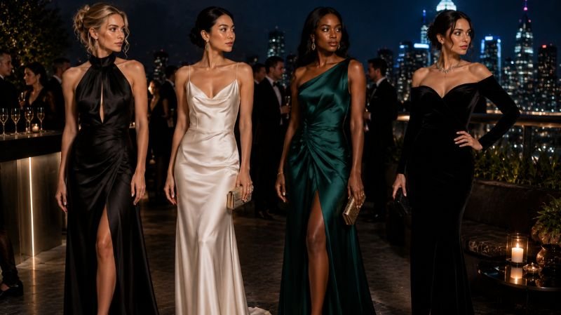 Black Tie Dress Etiquette for Women: Ultimate Outfit Ideas Modern black tie fashion trends for women