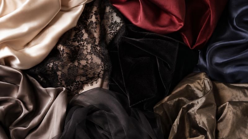 Black Tie Dress Etiquette for Women: Ultimate Outfit Ideas Luxury black tie fabrics including satin silk velvet and lace