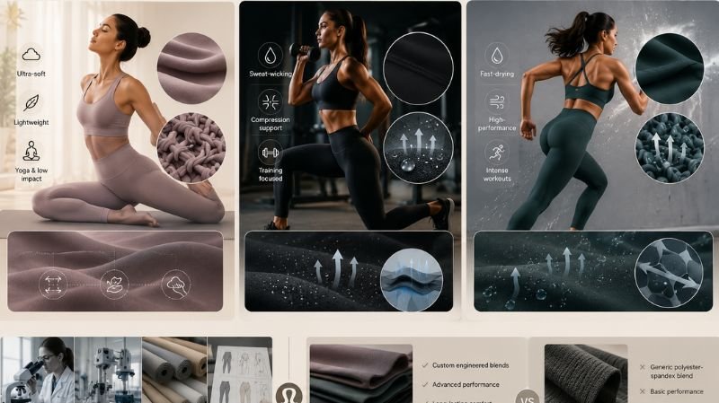 Why Are Lululemon Leggings So Expensive Due to Fabric Technology? Premium fabric innovation, softness, durability, and performance