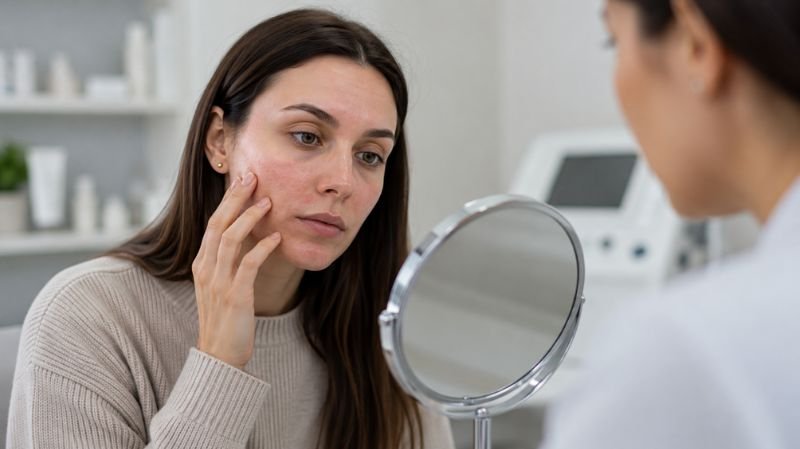 How Often Should You Get a Facial? Expert Recommendations Sensitive irritated skin caused by over-exfoliation
