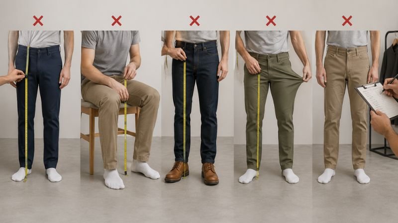 Common mistakes people make when measuring inseam length