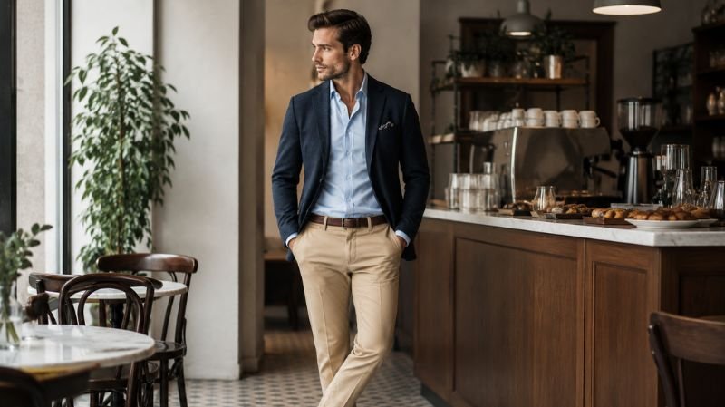 The Difference Between a Sport Coat and a Suit Coat Smart casual sport coat outfit styling example