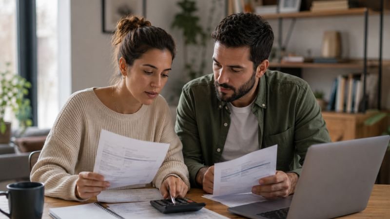 How a Pre Marriage Course Can Strengthen Your Relationship Before Marriage Couple reviewing budget and finances together before marriage