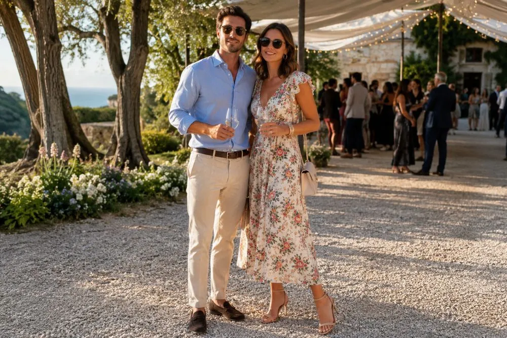 What to wear to a casual wedding stylish wedding guests in modern attire