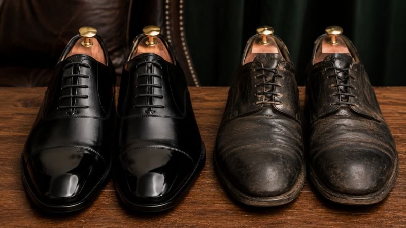 Benefits of regularly shining leather shoes