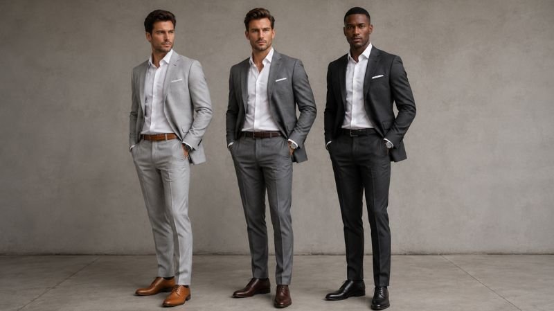 dress shoes for light grey suit Grey Suit with Brown Shoes: How to Style It
