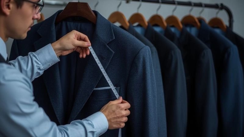 How to Measure for a Suit Jacket: Complete Measurement Measuring sleeve length of a men's suit jacket
