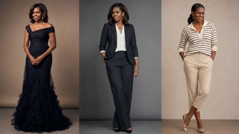 Michelle Obama’s Pigtails & Capri Pants: Fashion or Trend? Michelle Obama's fashion evolution from First Lady elegance to relaxed modern luxury style