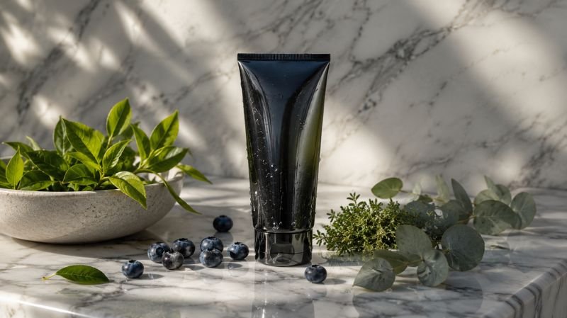 Premium antioxidant facial cleanser with botanical ingredients supporting the skin moisture barrier.