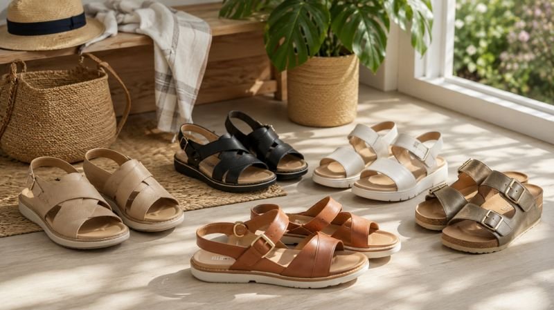 Comfortable Orthopedic Sandals for Everyday Life Stylish orthopedic sandals with modern supportive designs