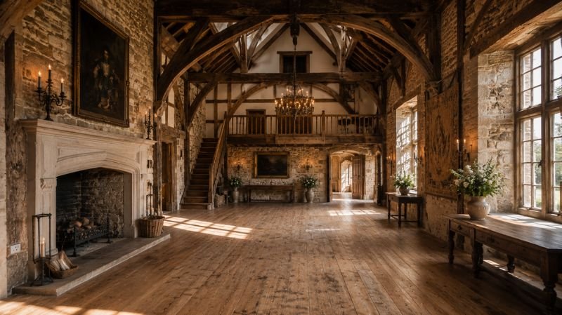 6 Visual Elements Defining Luxury Historic Wedding Properties Restored heritage wedding venue showcasing original stonework and historic architecture