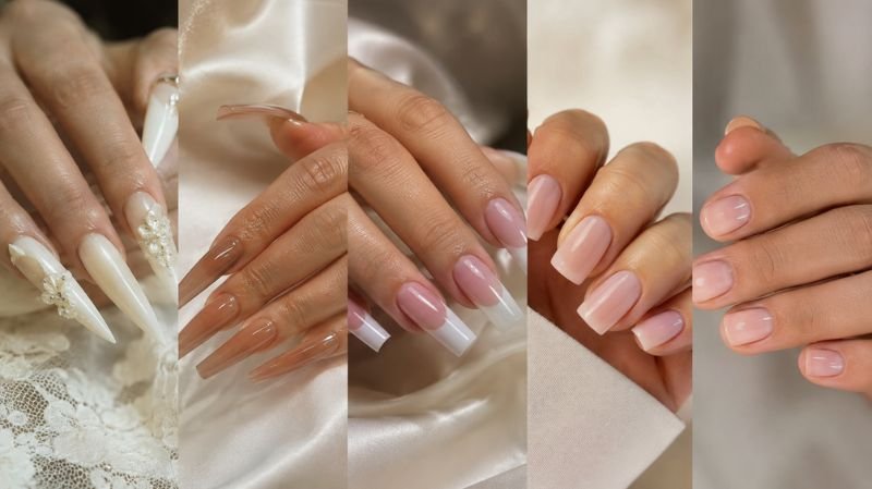 Evolution of acrylic nails from classic styles to modern short manicures