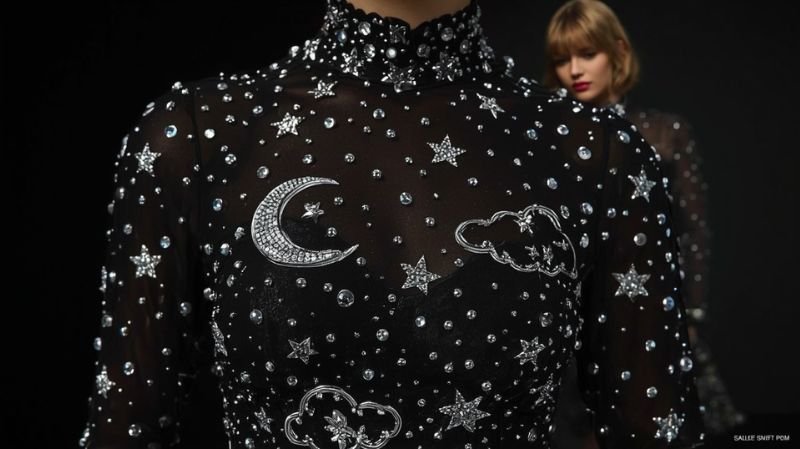 Clio Peppiatt Lucina embellished dress luxury fashion