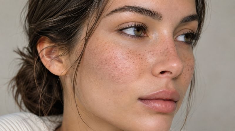 Freckle tattoos healing during the first week