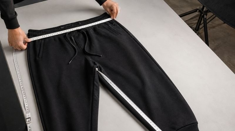 Denim Tears Sweatpants: Styles, Fit, Sizing & Buying Guide How to measure sweatpants waist inseam and leg opening