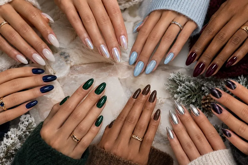 Winter Nails 2026: 30+ Trendy Nail Designs, Colors & Ideas Winter nails 2026 in icy, jewel-tone, chrome and velvet styles