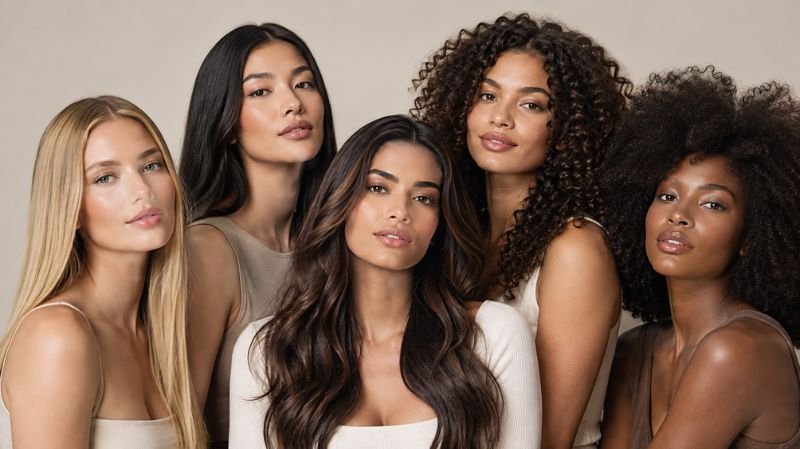 Different hair types and textures for choosing the right shampoo